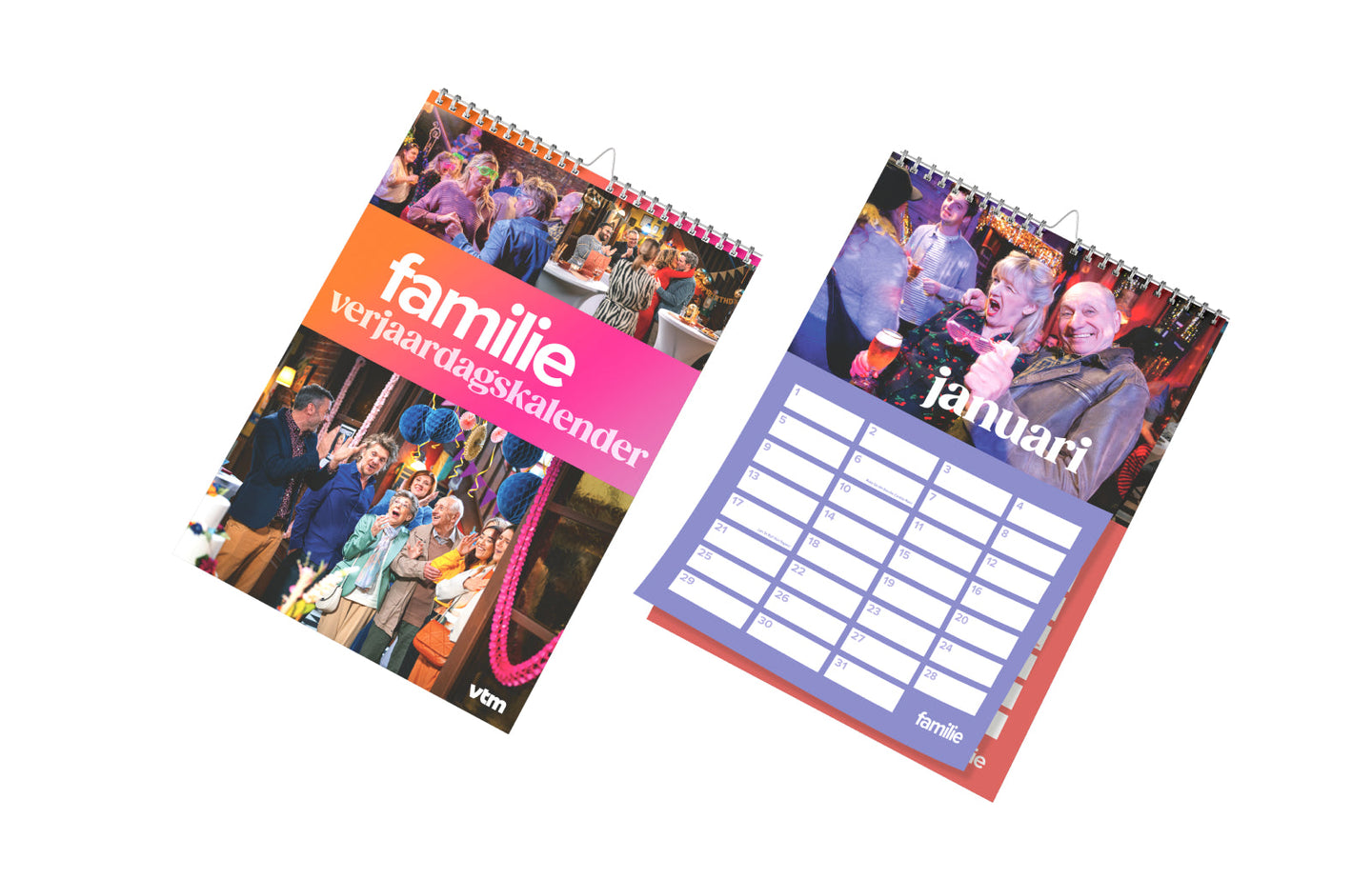 Verjaardagskalender Familie 2026 - afbeelding 2